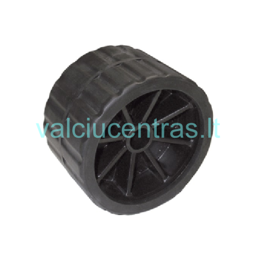 Valčių priekabų ratukas 75x120mm Valčių priekabų ratukas 75x120mm